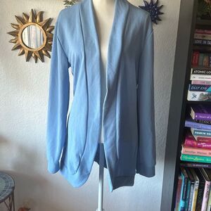 Doublju Size 2X light blue Casual blazer